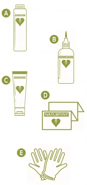 Διάγραμμα περιεχομένων συσκευασίας Naturtint